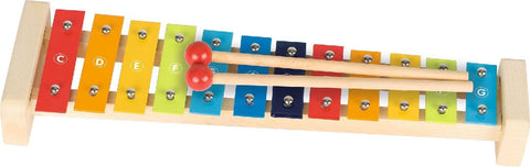Xylophon mit Notenheft