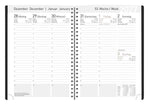 Buchkalender Wochentimer Spirale schwarz 2027