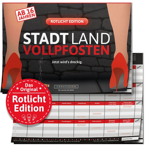 STADT LAND VOLLPFOSTEN® - ROTLICHT EDITION - AB 16 JAHREN
