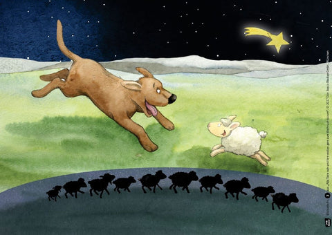 Alle Tiere nah und fern wollen gern zum Weihnachtsstern. Adventskalender.