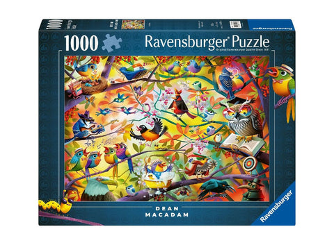 Erwachsenenpuzzle 1000 Teile - Dean MacAdam: Fleißige Vögelchen