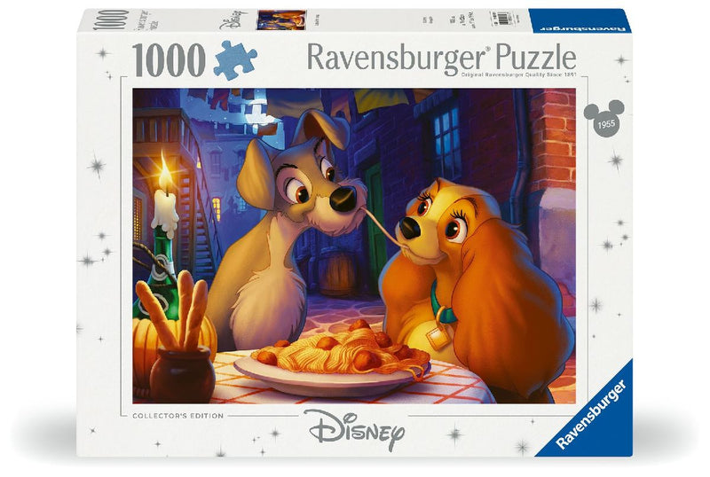 Erwachsenenpuzzle 1000 Teile - Disney Classics - Susi und Strolch
