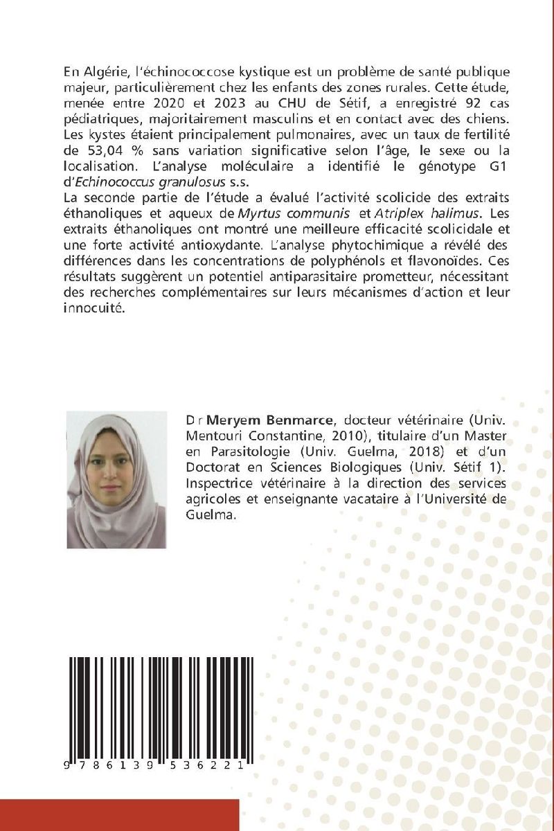 Épidémiologie de l'échinococcose kystique chez l'enfant (Rückseite)