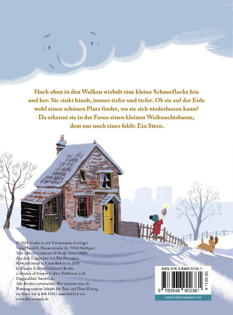 Kleine Schneeflocke (Rückseite)
