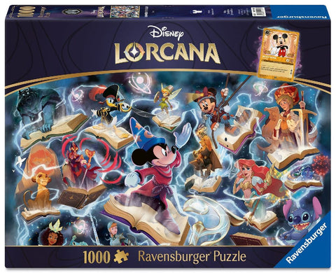 Erwachsenenpuzzle 1000 Teile - Disney Lorcana - Glimmers of the Realm: Steel