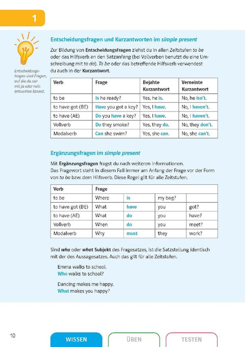 Klett Sicher in Englisch Grammatik  7./8. Klasse
