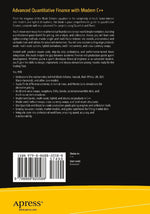 Advanced Quantitative Finance with Modern C++ (Rückseite)