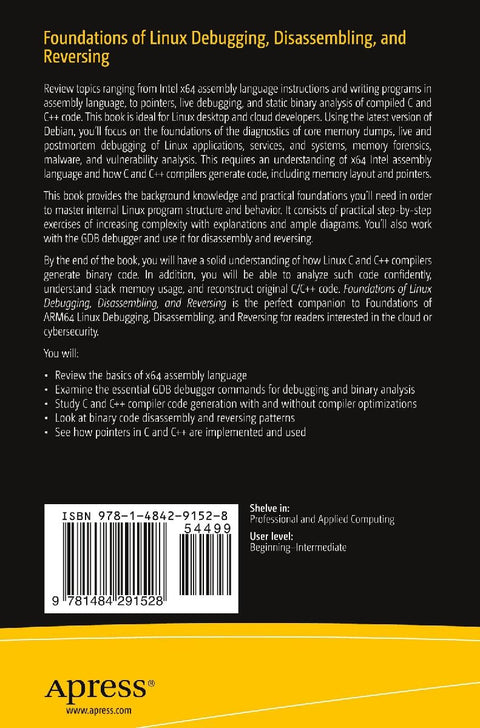 Foundations of Linux Debugging, Disassembling, and Reversing