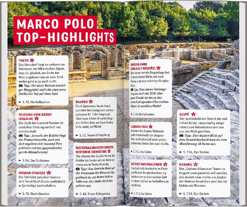 MARCO POLO Reiseführer Albanien (Innenansicht)