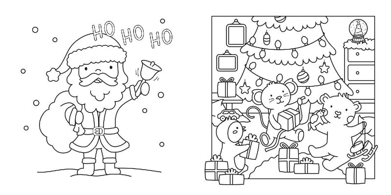 Cosy Coloring - Süßer Weihnachtszauber (Innenansicht)