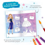 Trötsch Malbuch Stickermalbuch Fashion-Star Filmstar