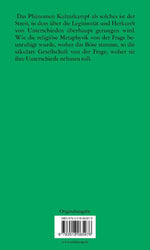 Die Verachtung der Massen (Rückseite)
