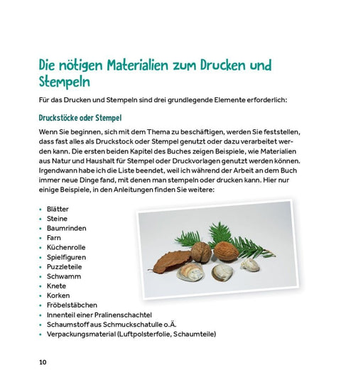 Stempeln und Drucken in der Kita