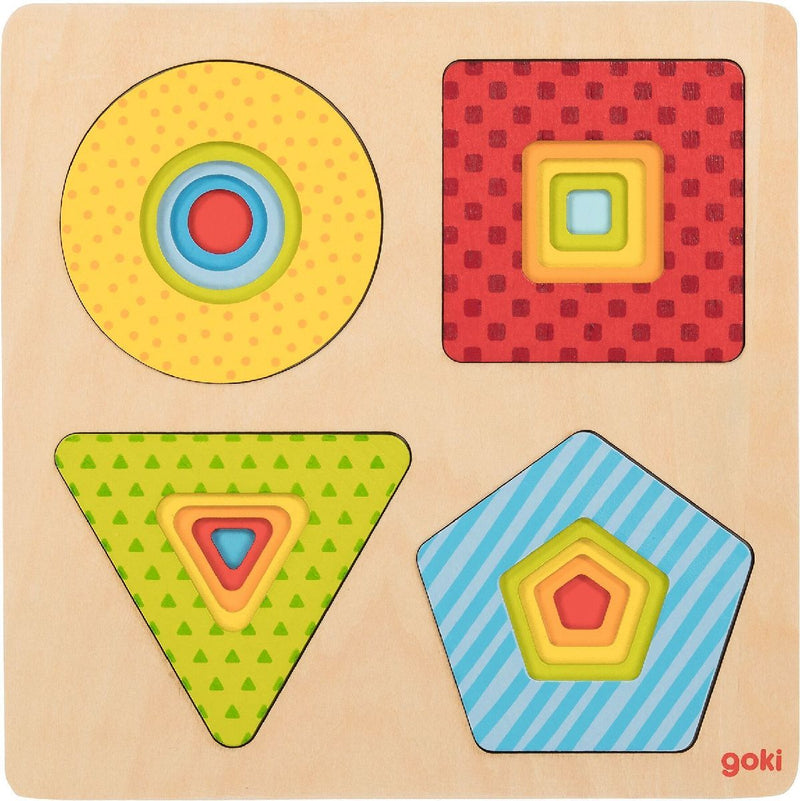 Schichtenpuzzle Formen
