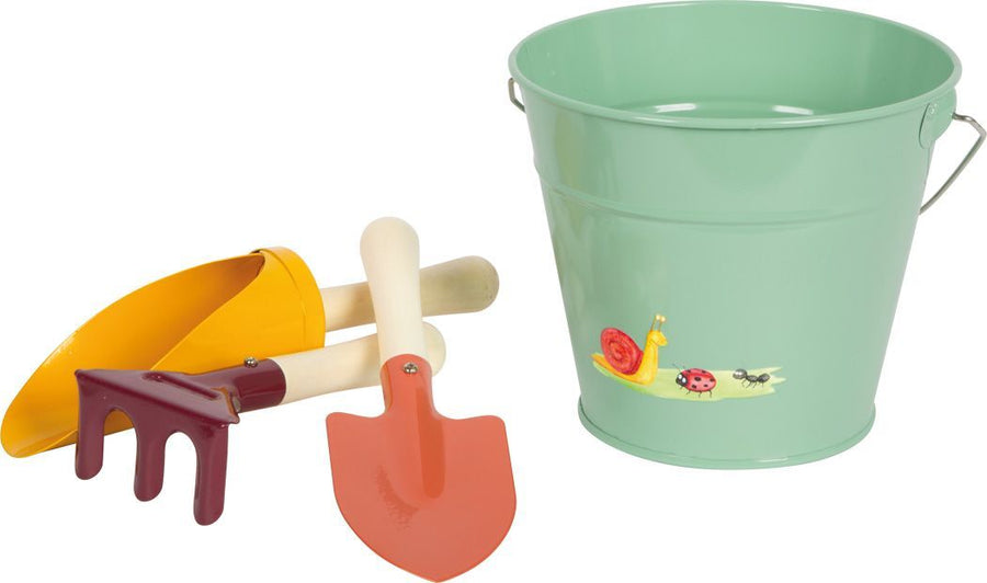 Handschaufel-Set mit Eimer "tiny garden"