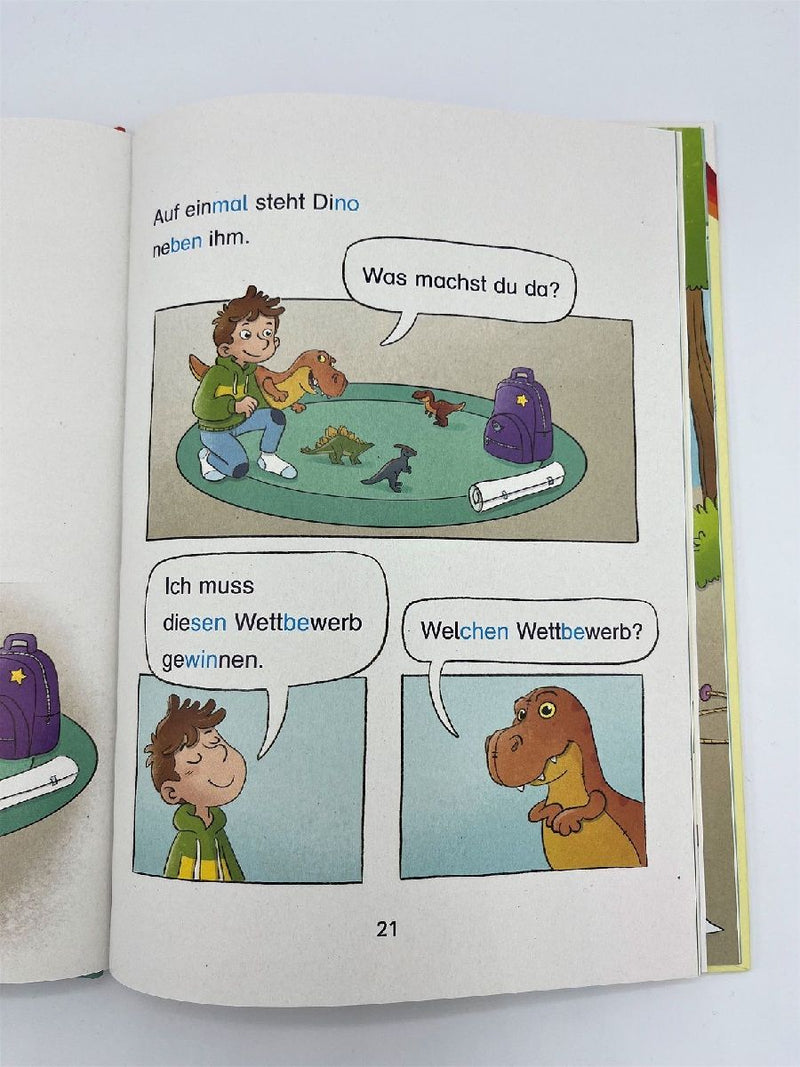 Ein Dino auf dem Schulhof (Innenansicht)