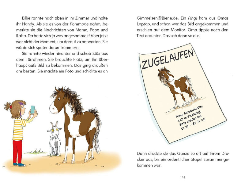 Billie und Stüx 01 - Ein Pony fällt vom Himmel (Innenansicht)