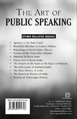 THE ART OF PUBLIC SPEAKING (Rückseite)