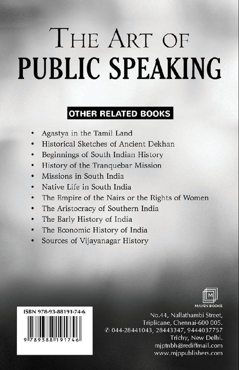 THE ART OF PUBLIC SPEAKING