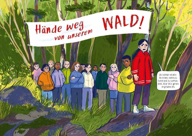 Hände weg von unserem Wald! (Innenansicht)