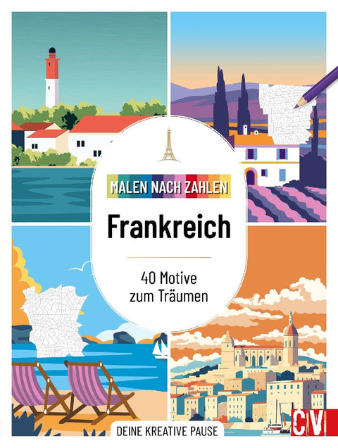 Malen nach Zahlen: Frankreich