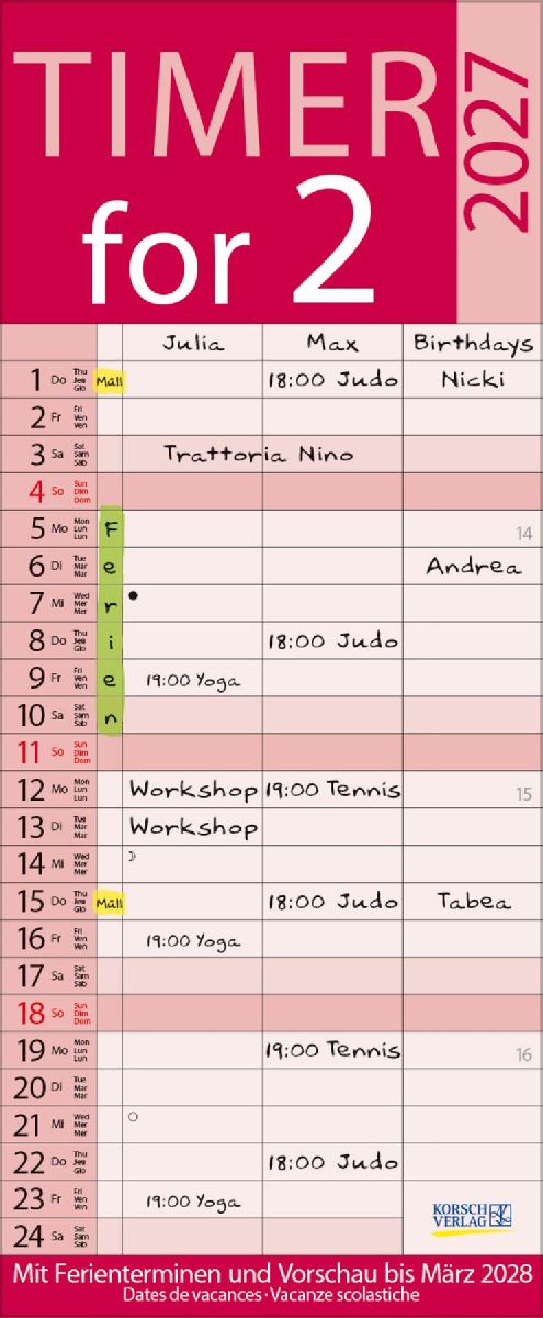 Timer for 2 Lifestyle 2027