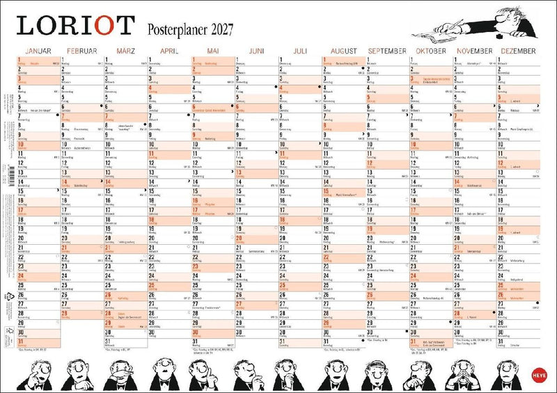 Loriot Posterplaner 2027