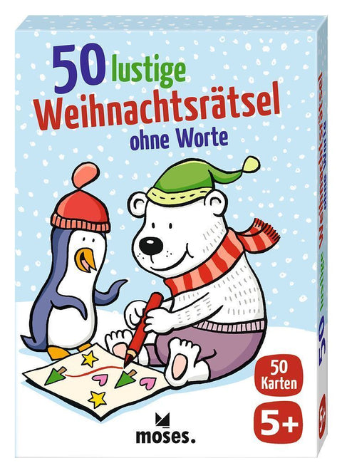 50 lustige Weihnachtsrätsel ohne Worte
