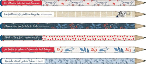 Bleistift-Set mit Sprüchen