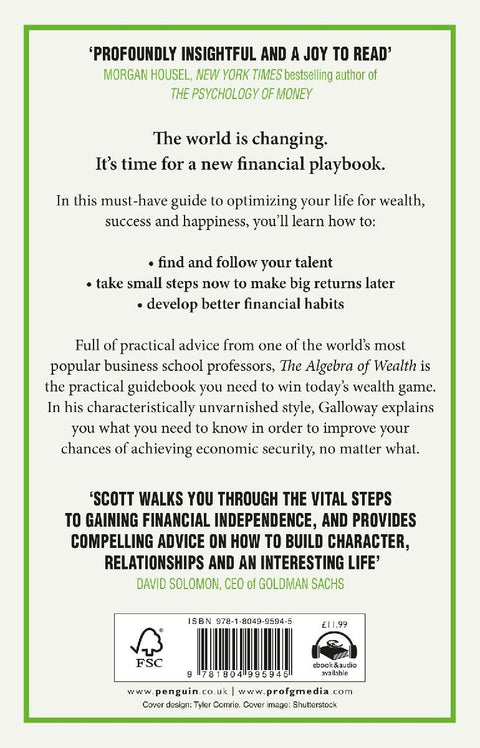 The Algebra of Wealth