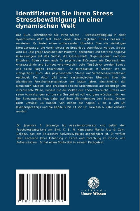 Identifizieren Sie Ihren Stress Stressbewältigung in einer dynamischen Welt