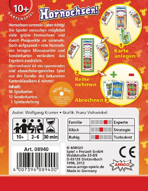 Hornochsen. Kartenspiel