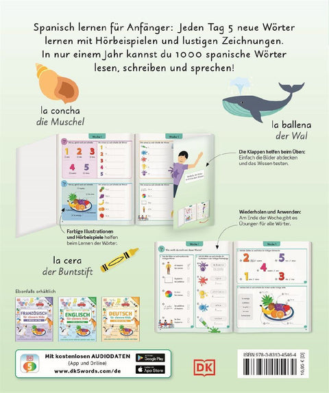Spanisch für clevere Kids - 5 Wörter am Tag