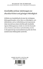Bildungstrieb und Freiheitsdrang