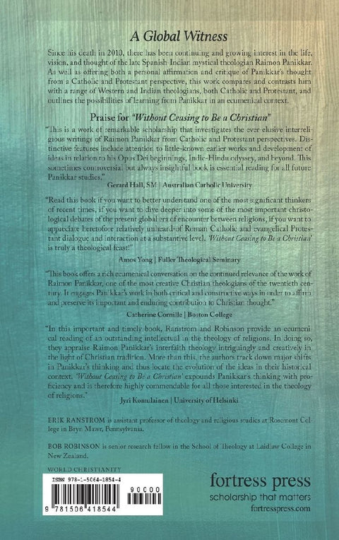 "Without Ceasing to be a Christian"