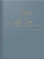rido/idé 7013607037 Taschenkalender Premium Young Line Mini 2027 "Yoga" A6, Papier