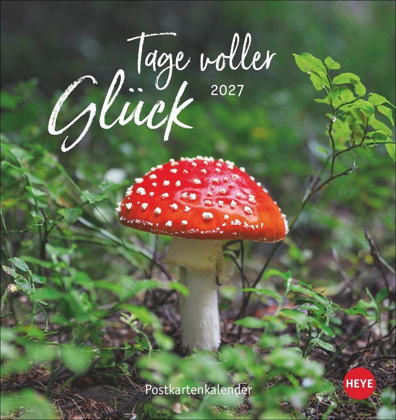Tage voller Glück Postkartenkalender 2027