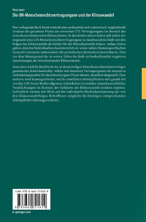 Die UN-Menschenrechtsvertragsorgane und der Klimawandel