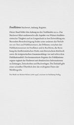 Werke. Berner Ausgabe (Rückseite)