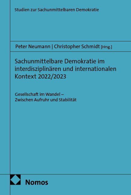 Sachunmittelbare Demokratie im interdisziplinären und internationalen Kontext 2022/2023