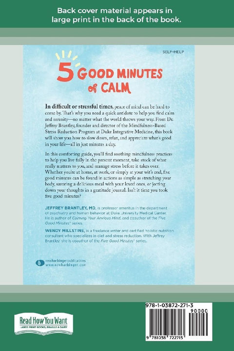Five Good Minutes of Mindfulness