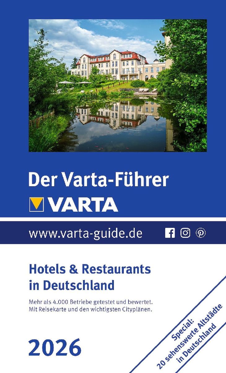 Der Varta-Führer 2026 Hotels & Restaurants in Deutschland