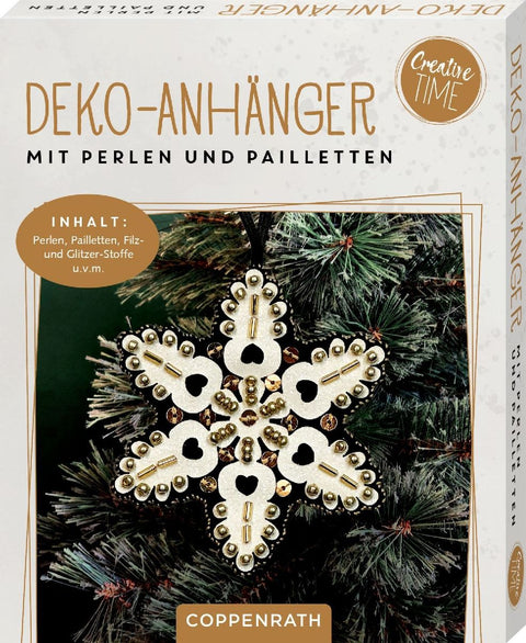 DIY-Anhänger mit Perlen und Pailletten