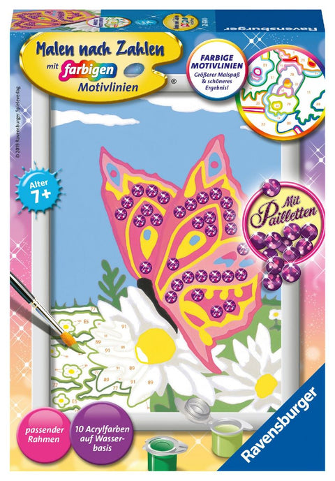 Schmetterling Malen nach Zahlen Sonderserie E