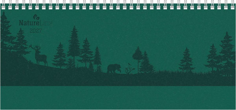 Tisch-Querkalender Forest 2027