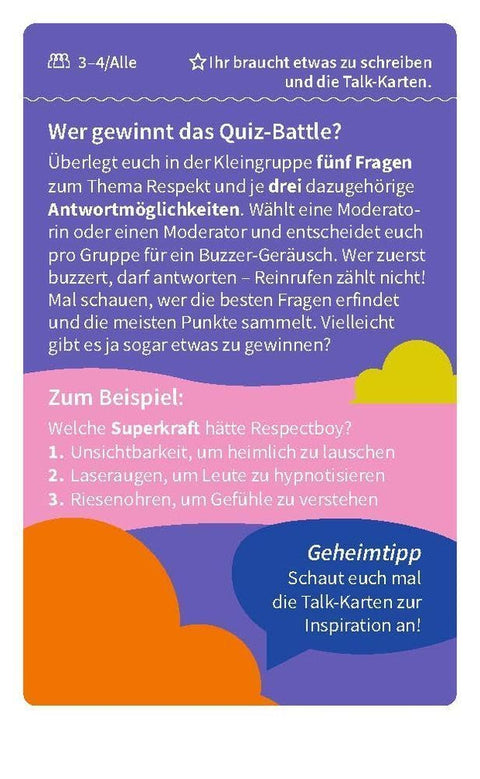 Respekt! - Die Kartei zum sozialen Kompetenztraining