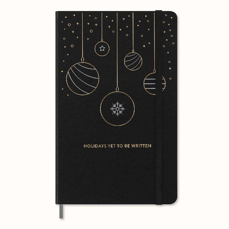 Moleskine Holiday Notizbuch, L/A5, Liniert, fester Einband, Schwarz