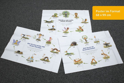 Kinderyoga - Pädagogische Mitmachposter