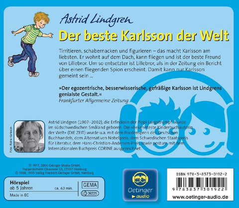 Der beste Karlsson der Welt. CD