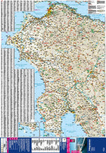Reise Know-How Landkarte Peloponnese / Peloponnes (1:200.000) (Innenansicht)